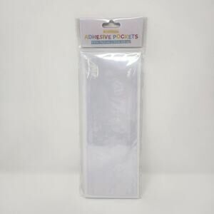 Large Rectangle Adhesive Pockets 15 Count